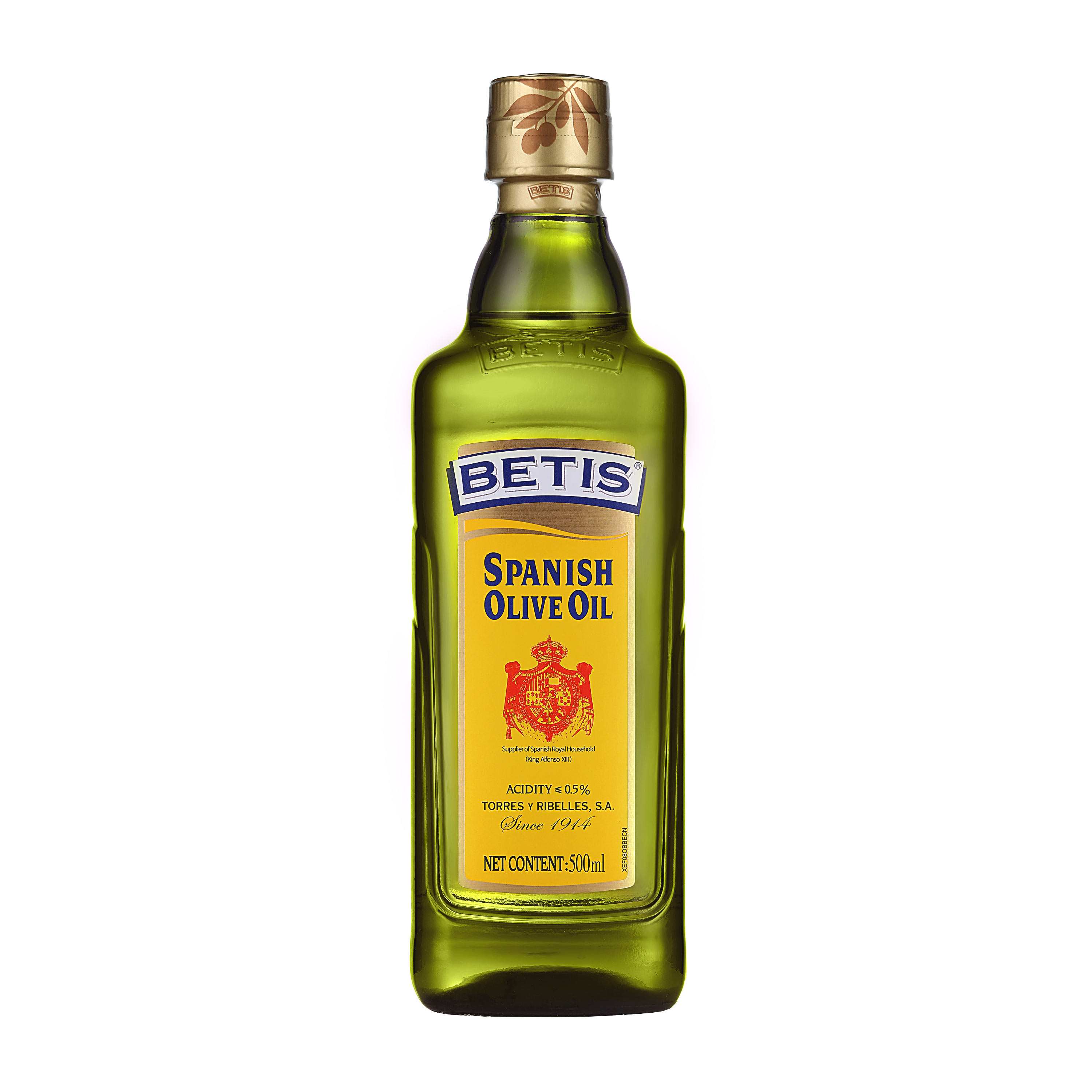 贝蒂斯纯正橄榄油瓶装500ML